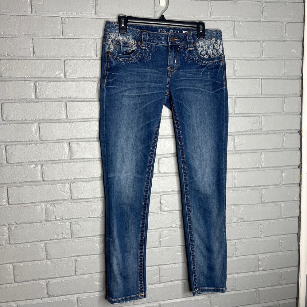 Miss Me Women’s Signature Cuffed Skinny Denim Jeans Size 29